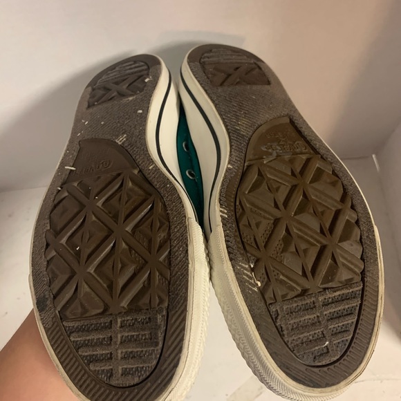 Converse teal green sneakers sz 6 - Picture 5 of 7
